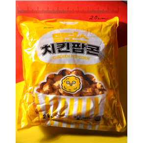 맘모스 치킨팝콘 2kg 팝콘치킨 순살 [코리아타임스퀘어], 1개