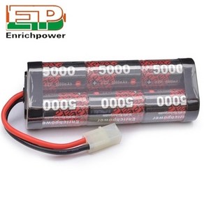 (당일 배송)c카 c카 배터리 EP 5000mAh 7.2v NiMH Stick 타미야 잭, 1개