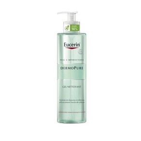 EUCERIN 프랑스 정품 유세린 더모퓨어 클렌징 젤 400ml (지성/트러블), 1개