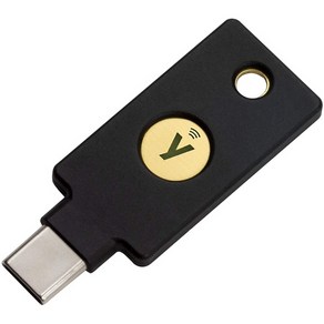 일본직발송 3. 유비코(Yubico) Yubico 보안키 YubiKey 5C NFC USB -CFIDO2WebAuthnU2F2단계 고내구성내충, One Size_One Colo, One Colo, 상세 설명 참조0