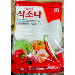 식소다(맷돌표 1kg) 업소용 탄산수소나트륨, 1개, 1kg