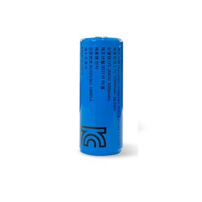 KC인증 26650배터리 5000mAh 3.7V 리튬이온 충전지 후레쉬용 랜턴용 보호회로 내장, 1개, 1개입