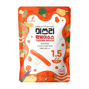 미쓰리 떡볶이소스 1.5 단짠맛 50g 즉석떡볶이