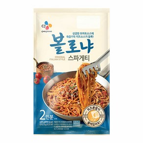 CJ 냉장 볼로냐 스파게티 625g/ 까르보나라 600g, 1개, 625g