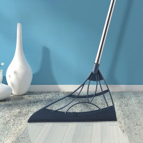 도다인몰 잘쓸리는 매직 실리콘 빗자루, 블루M(26cm), 1개