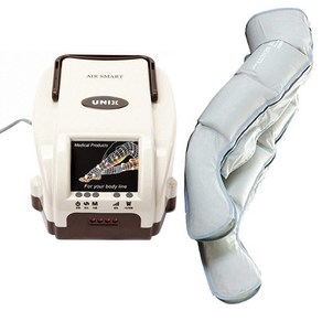 유닉스 에어스마트 4단 커프 공기압 다리 마사지기, UAM-8600