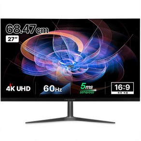 크로스오버 4K UHD 리얼 HDR IPS 아이세이브 모니터, 68.5cm, 27Uaa5(무결점)