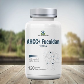 헬시파트너 AHCC 후코이단 1500mg 베타글루칸 표고버섯 균사체 알파글루칸 미역귀 무관세