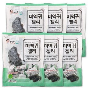 미역귀 젤리 6개묶음 280g 국산 특산품 혼합유산균 특허유인균 미역귀 젤리 제리, 280g × 6개, 6개