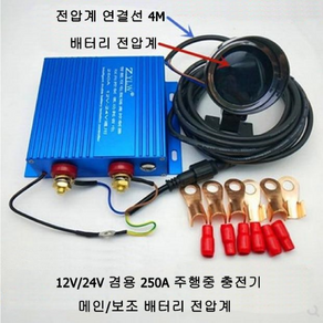 캠핑 캠핑카 주행중 충전기 250A 12V24V 겸용