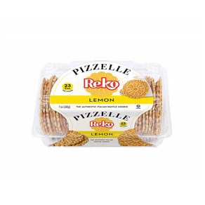 레코 피젤 레몬 와플 쿠키 200g 2팩 Reko Lemon Pizzelle, 2개