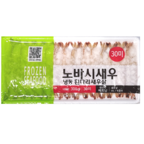 노바시새우 30미 300g, 5개