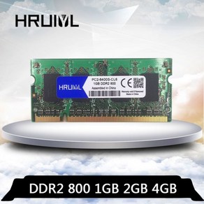 노트북 메모리 PC2-6400S DDR2 4GB 2GB 1GB 800MHZ DDR 2 800 mhz PC2 6400 1G 2G 4G memoia 노트북 Ram 1.8V S, DDR2 800 1GB, 01 DDR2 800 1GB