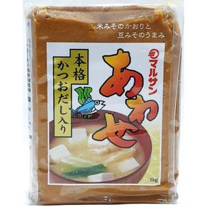 마루산 은화 미소된장 아와세 적색된장 적된장 1kg, 4개