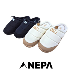 [백화점 매장판] 네파 NEPA 스트랩 방한슬리퍼 남성 여성 남여공용 패딩슬리퍼 겨울슬리퍼 실내화 방한 슬리퍼