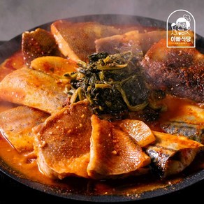 [아빠식당]속초식 가시없는 시래기 모듬생선찜 550g 2팩 (+코다리 임연수 고등어 가자미 볼락 5종), 없음, 2개