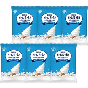 대호 까르페 바닐라 소프트아이스크림 1kg X 6개 소프트파우더
