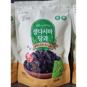 송하 생다시마당과 가보농산 최근제조 100% 국산다시마 무색소 무첨가