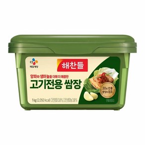 CJ 해찬들 고기전용쌈장 1kg, 1세트