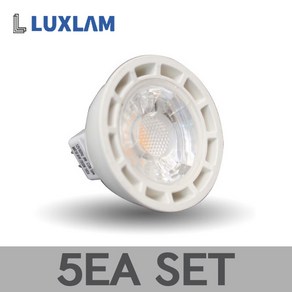 룩스램 LED 할로겐 MR16 COB 8W 세트, 5개, 전구색