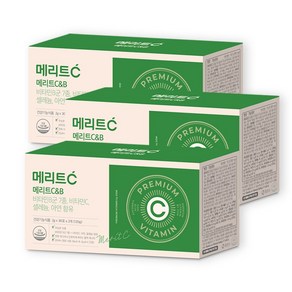 [휴온스N 공식] 메리트 C&B 고함량 비타민C + 비타민B군 영양제, 3박스
