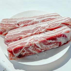 베스트밀 덩어리 통삼겹살 2kg (1kg X 2팩) 개별포장 냉동 캠핑 수육, 2개