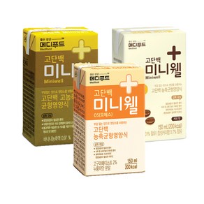 메디푸드 미니웰 고구마 바나나 커피 150ml 24팩, 24개