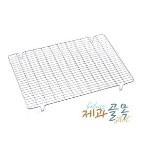 제과골목 스텐사각 1/2식힘망365*253mm 스텐채반, 1개