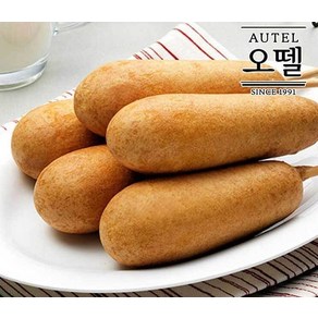 오뗄 추억의카스테라 냉동핫도그 분식집 떡볶이 사이드 업소 전문점용 옛날핫도그 500g, 1개