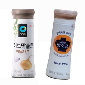 청정원 맛소금 용기 +허브맛솔트 마늘앤양파, 1개