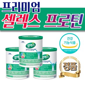 매일 셀렉스 프로틴 고소한맛 류신 단백질 분말 가루 파우더 보충제 304g, 3개