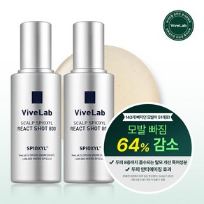 바이브랩 스피옥실 스피큘 탈모앰플 리액트샷 800, 2개, 50ml