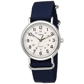 Timex 위켄더 20 캐쥬얼 남성용 손목시계 브라운 40mm 쿼츠 아날로그 레더 스트랩 T2P495