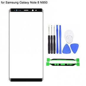 전면 유리 교체 휴대폰 터치 스크린 키트 삼성 호환 갤럭시 노트 8 N950 9 N960 용, [02] fo Note 8 N950, 1개