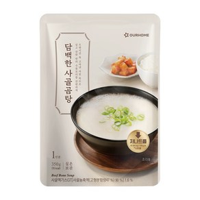 아워홈 담백한 사골곰탕, 350g, 4개