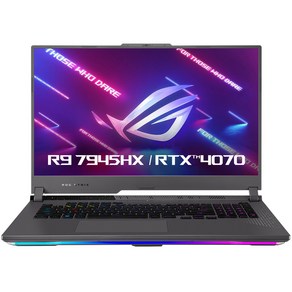 에이수스 2023 ROG 스트릭스 G17 라이젠9 라이젠 7000 시리즈 지포스 RTX 4070, Eclipse Gay, 2TB, 16GB, WIN11 Po, G713PI-LL006