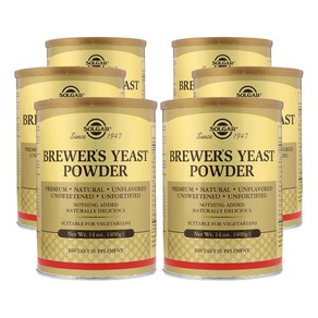 [6개 SET] 솔가 맥주효모 파우더 400g (분말) Solga Bewes Yeast Powde, 6개