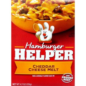 Betty Cocke CHEDDAR CHEESE MELT Hambuge Helpe 4.7oz (2 P Betty Cocke 체다 치즈 멜트 햄버거 헬퍼 4.7온스(2팩, 2개, 133g