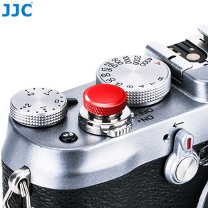 [JJC] 후지필름 X-T5 X100V X-E4 X-T30 니콘 ZF 카메라 디럭스 나사식 소프트버튼 셔터버튼, 1개