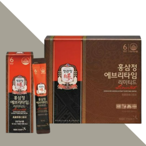 정관장 에브리타임 리미티드 홍삼정 애브리타임 홍삼 스틱 선물 30포X1세트, 1개, 300ml