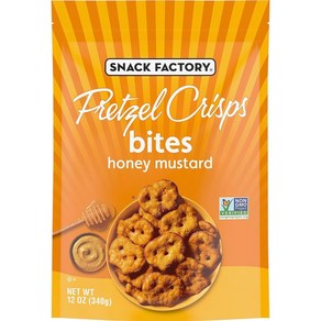 Snack Factoy 스낵 팩토리 프레첼 바이트 허니머스타드, 2개, 340g