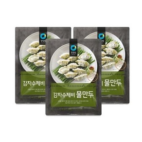 청정원 감자수제비 물만두 810g 3개