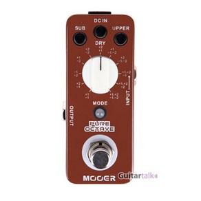 Mooer Pure Octave Pedal 무어 오디오 옥타브 기타이팩터