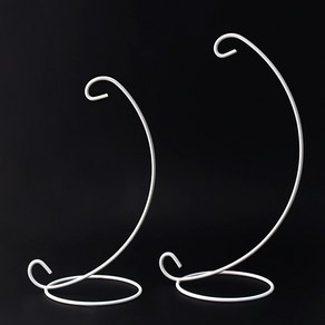 키득키득 철사 거치대 테라리움 화이트 [2종 택1], RB1657 화이트 - 대 1개, 1개