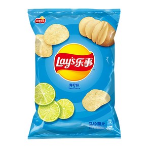 두리중국식품 lays 감자칩 레이즈 레몬맛 감자칩 레이즈레몬맛, 1개, 70g