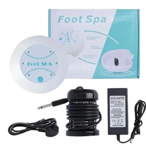 해독 이온 기계 발 해독 정화 Footspa 미니 발 목욕 이온 해독기 긴장 다리 마사지 월풀 어레이 아쿠아 건강 도구, 01 EU 플러그, 1개, 1.발 디톡스 머신