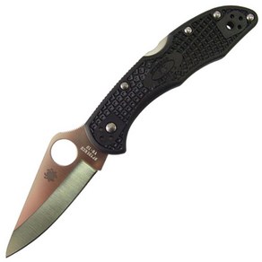 스파이더 코 델리카 4 직날 Spydeco Delica 4 C11PBK, 1개