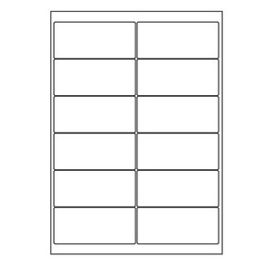오피스라벨 A4 라벨지 12칸(2x6) 100매 흰색 주소용라벨 우편발송용라벨 DM용라벨 폼텍 규격 라벨용지 라벨지