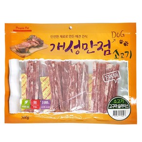 개성만점 반려견간식300g, 1개, 300g, 개성만점 소고기+고구마슬라이스