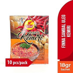 울렉 삼발 케미리 핫소스 18g (Sambal Kemii), 1세트, 18g